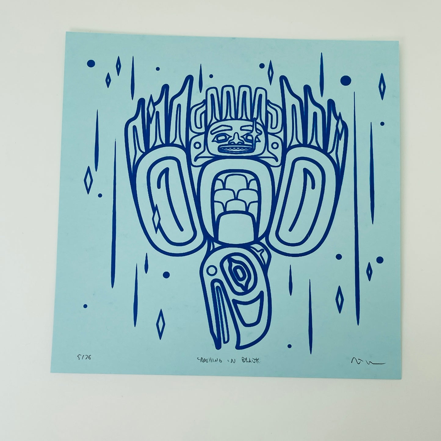Crashing in Beauty - print