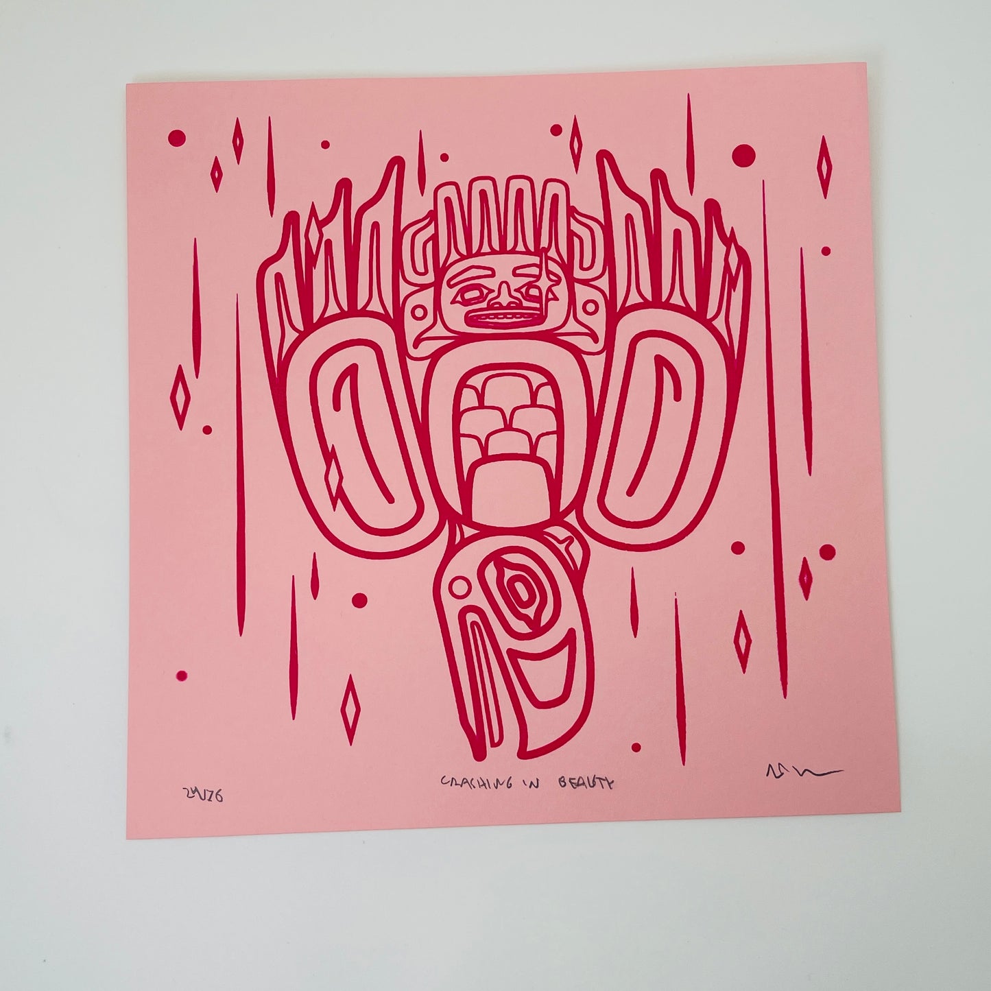 Crashing in Beauty - print