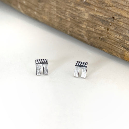 Chilkat Byte - Post Earrings