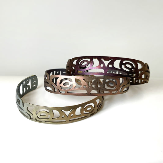 Raven Bracelet - Anodized Titanium