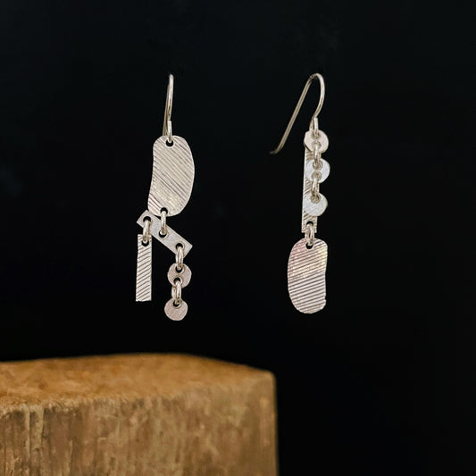 Kuyakéi Earrings - (good weather) Sterling Silver