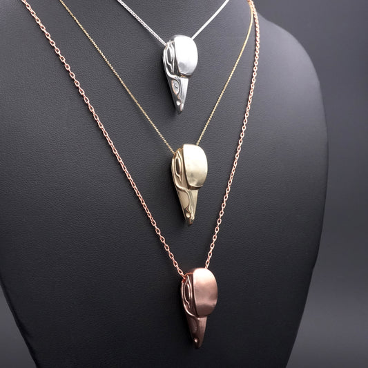 Raven Head Pendant